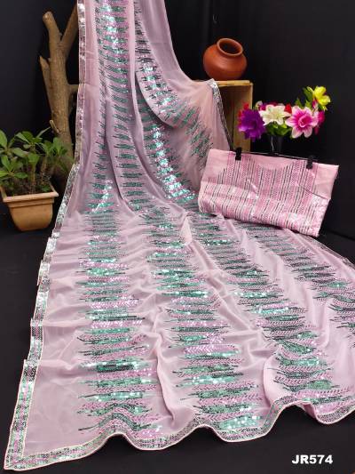 D.NO. JR574 BY SAGAR IMPEX GEORGETTE SAREE WHOLESALER IN INDIA